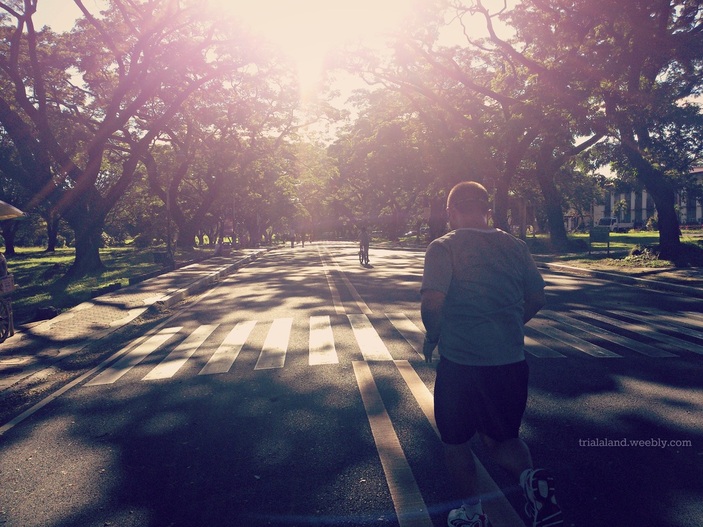 Acad oval - Trialaland UP Diliman Food Trip & Walking Tour